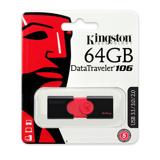 Kingston DataTraveler 106 - Unidad flash USB - 64 GB